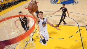 Steph Curry war Golden States Topscorer beim Sieg in Spiel 1 gegen New Orleans