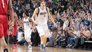 Dirk Nowitzki geht mit seinen Mavericks als leichter Außenseiter in die Serie gegen Houston