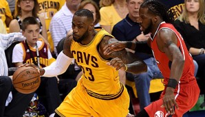 LeBron James trug die Cavs fast im Alleingang in die Finals