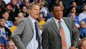 War an der Seite von Steve Kerr (l.) für die beste Offense der Liga verantwortlich: Alvin Gentry