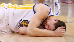 Klay Thompson steht mit den Warriors in den NBA-Finals