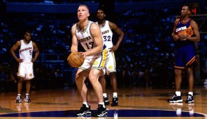 Chris Mullin (2.v.l.) spielte zwölf Jahre bei den Golden State Warriors