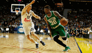 Marcus Smart und Co. haben auch beim amtierenden Euroleague-Champion überzeugend gewonnen