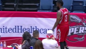 James Harden verletzte sich gegen Orlando am Knie