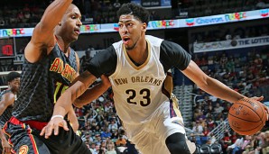 Anthony Davis stellte gegen die Atlanta Hawks sein Career High ein