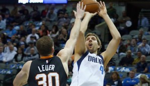 Dirk Nowitzki konnte mit den Mavs nach zwei Pleiten in Serie wieder einen Sieg einfahren