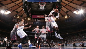 Carmelo Anthony und die Knicks gewannen gegen die Bulls