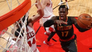 Dennis Schröder (r.) und die Hawks bestätigen gegen Chicago ihre gute Form