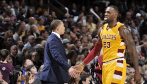 LeBron James wurde von seinem Head Coach Tyronn Lue kritisiert