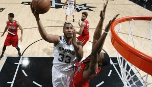 Boris Diaw (M.) und den Spurs gelang eine gelungene Generalprobe vor dem Duell mit den Warriors