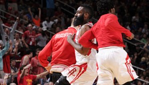 Harden legte ein Triple-Double gegen die Raptors auf