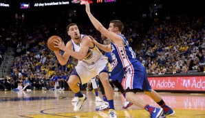 Klay Thompson lief gegen die Sixers heiß