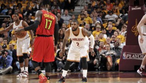 Dennis Schröder lieferte Kyrie Irving bisweilen ein aufregendes Privatduell