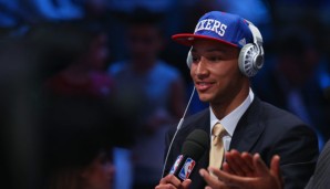 Die Philadelphia 76ers haben an erster Stelle Ben Simmons gepickt