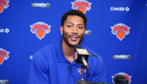 Derrick Rose hat sich mit den Knicks scheinbar einiges vorgenommen