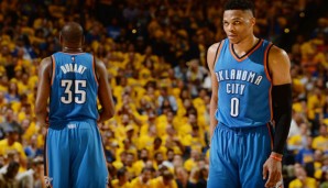 Kevin Durant verließ Russell Westbrook und die Oklahoma City Thunder in diesem Sommer