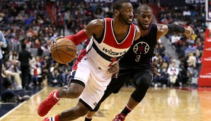 John Wall steht noch zwei Jahre bei den Washington Wizards unter Vertrag