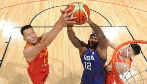 Yi Jianlian wurde beim Testspiel in den USA von mehreren Scouts beobachtet