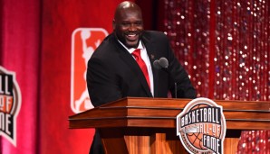 Sorgte mit seiner Rede immer wieder für Erheiterung: Shaquille O'Neal