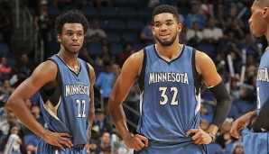 Andrew Wiggins und Karl-Anthony Towns sind die Zukunft der Minnesota Timberwolves