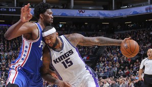 Joel Embiid und DeMarcus Cousins traten es gleich in mehreren Disziplinen gegeneinander an