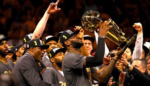 LeBron James gewann für Cleveland den ersten Major-League-Titel in 52 Jahren