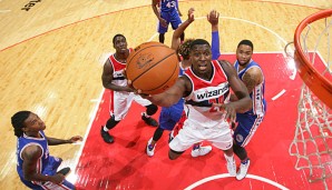 Ian Mahinmi stand bisher erst 14 Minuten für die Wizards auf dem Parkett