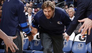 Dirk Nowitzki hat so langsam wieder Spaß an dieser Saison