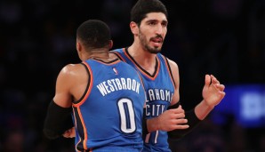 Enes Kanter und Russell Westbrook