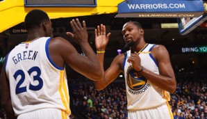 Draymond Green und Kevin Durant gerieten gegen Memphis nur kurz aneinander