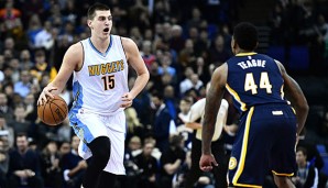 Nikola Jokic sorgte in London für ein Spektakel gegen die Indiana Pacers