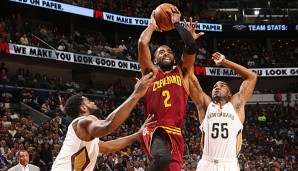 Kyrie Irving dominierte gegen die Pelicans, konnte die Pleite aber nicht verhindern