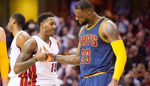 LeBron James gewann mit Mario Chalmers bei den Miami Heat zwei Titel