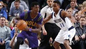 Jrue Holiday (l.) wird nach der Saison Unrestricted Free Agent