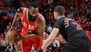 James Harden kam gegen die Bulls beinahe auf ein Triple-Double