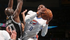 Russell Westbrook erzielte ein Triple-Double