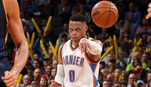 Russell Westbrook verbuchte sein 30. Triple-Double der Saison