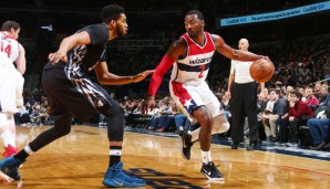 Karl-Anthony Towns verteidigt gegen John Wall