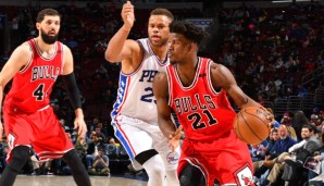 Jimmy Butler legte gegen die Sixers ein Triple-Double auf