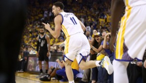 Klay Thompson spielt offensiv bisher überschaubare Playoffs