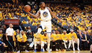 Kevin Durant (Golden State Warriors, Forward, 239 Punkte): 25,1 Punkte. 8,3 Rebounds