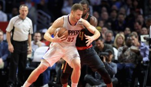 Paul Millsap und Blake Griffin (am Ball)