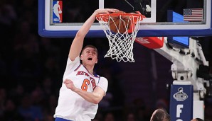 Kristaps Porzingis wirkte bei New York nie sonderlich zufrieden und könnte die Celtics zum Contender machen