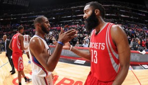 Chris Paul und James Harden spielen nun gemeinsam für die Houston Rockets