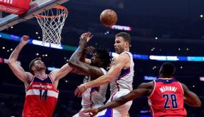 Platz 15: Spaß hatten Blake Griffin und DeAndre Jordan bei den Clippers - nur der Erfolg blieb aus. Im Januar 2018 schickten die Clippers dann Griffin nach Detroit, wo er ein Duo mit Andre Drummond bildete.