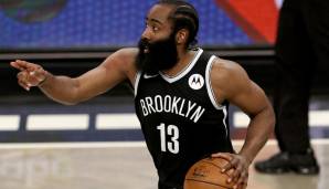 JAMES HARDEN: 2021 von den Houston Rockets zu den Brooklyn Nets getradet.