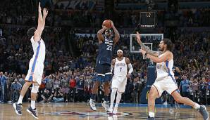 Andrew Wiggins traf gegen die Oklahoma City Thunder den Gamewinner