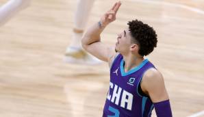 Platz 2: LaMelo Ball (Charlotte Hornets) am 09.01.2021 - Alter: 19 Jahre, 140 Tage - 22 Punkte, 12 Rebounds, 11 Assists gegen die Atlanta Hawks