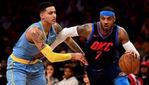 Platz 18: Carmelo Anthony (Denver Nuggets, New York Knicks, OKC Thunder, Houston Rockets, Portland Trail Blazers, 2003 bis heute): 9.558 Field Goals - Stand: Stand: 5. Februar 2021