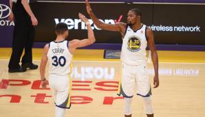 Stephen Curry fehlt den Warriors, doch Kevin Durant ist ja auch noch da